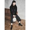 Urban Classics - Denim Culotte black Flare denim hose - Schwarz Product image